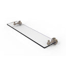 Allied Brass Waverly Place Collection 22 Inch Glass Vanity Shelf with Beveled Edges WP-1-22-PEW