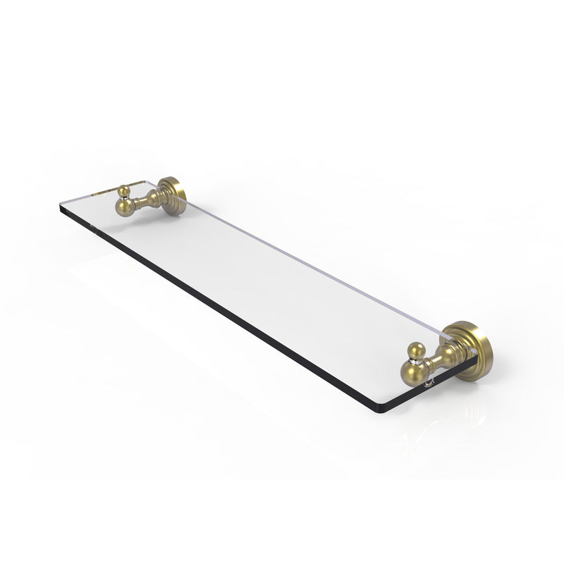 Allied Brass Waverly Place Collection 22 Inch Glass Vanity Shelf with Beveled Edges WP-1-22-SBR