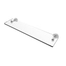 Allied Brass Waverly Place Collection 22 Inch Glass Vanity Shelf with Beveled Edges WP-1-22-WHM