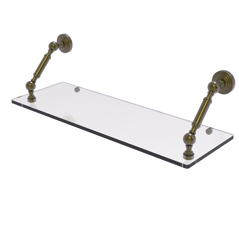 Allied Brass Waverly Place Collection 24 Inch Floating Glass Shelf WP-1-24-ABR