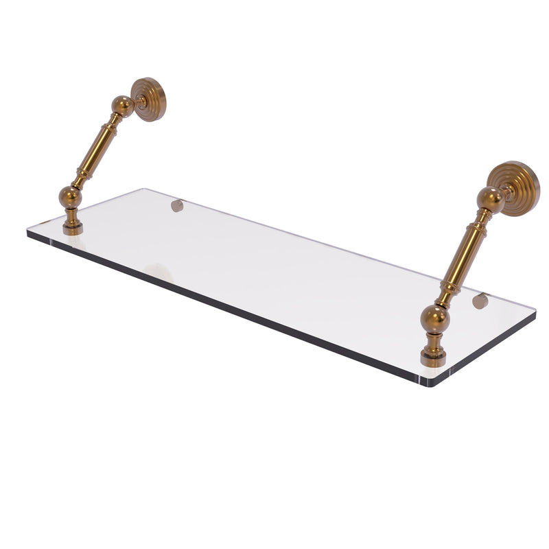 Allied Brass Waverly Place Collection 24 Inch Floating Glass Shelf WP-1-24-BBR