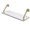 Allied Brass Waverly Place Collection 24 Inch Floating Glass Shelf WP-1-24-SBR