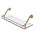 Allied Brass Waverly Place 24 Inch Floating Glass Shelf with Gallery Rail WP-1-24-GAL-UNL