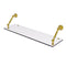 Allied Brass Waverly Place Collection 30 Inch Floating Glass Shelf WP-1-30-PB