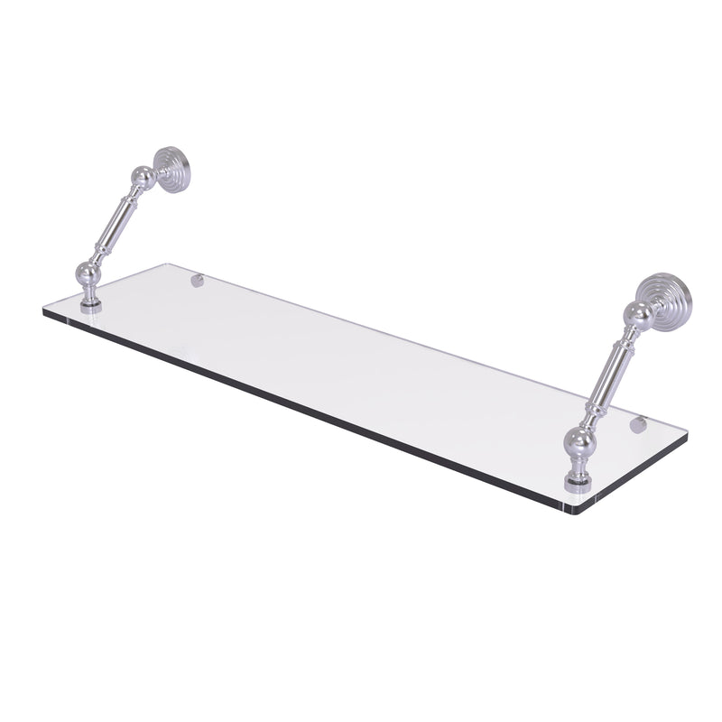 Allied Brass Waverly Place Collection 30 Inch Floating Glass Shelf WP-1-30-SCH