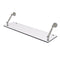 Allied Brass Waverly Place Collection 30 Inch Floating Glass Shelf WP-1-30-SN