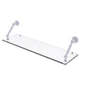 Allied Brass Waverly Place Collection 30 Inch Floating Glass Shelf WP-1-30-WHM