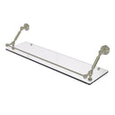 Allied Brass Waverly Place 30 Inch Floating Glass Shelf with Gallery Rail WP-1-30-GAL-PNI
