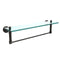 Allied Brass Waverly Place Collection 22 Inch Glass Vanity Shelf with Integrated Towel Bar WP-1TB-22-ORB