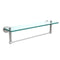 Allied Brass Waverly Place Collection 22 Inch Glass Vanity Shelf with Integrated Towel Bar WP-1TB-22-PC