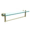 Allied Brass Waverly Place Collection 22 Inch Glass Vanity Shelf with Integrated Towel Bar WP-1TB-22-SBR