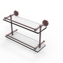 Allied Brass Waverly Place 16 Inch Double Glass Shelf with Gallery Rail WP-2-16-GAL-CA