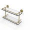 Allied Brass Waverly Place 16 Inch Double Glass Shelf with Gallery Rail WP-2-16-GAL-SBR