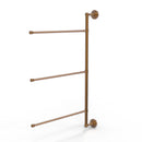 Allied Brass Waverly Place Collection 3 Swing Arm Vertical 28 Inch Towel Bar WP-27-3-16-28-BBR