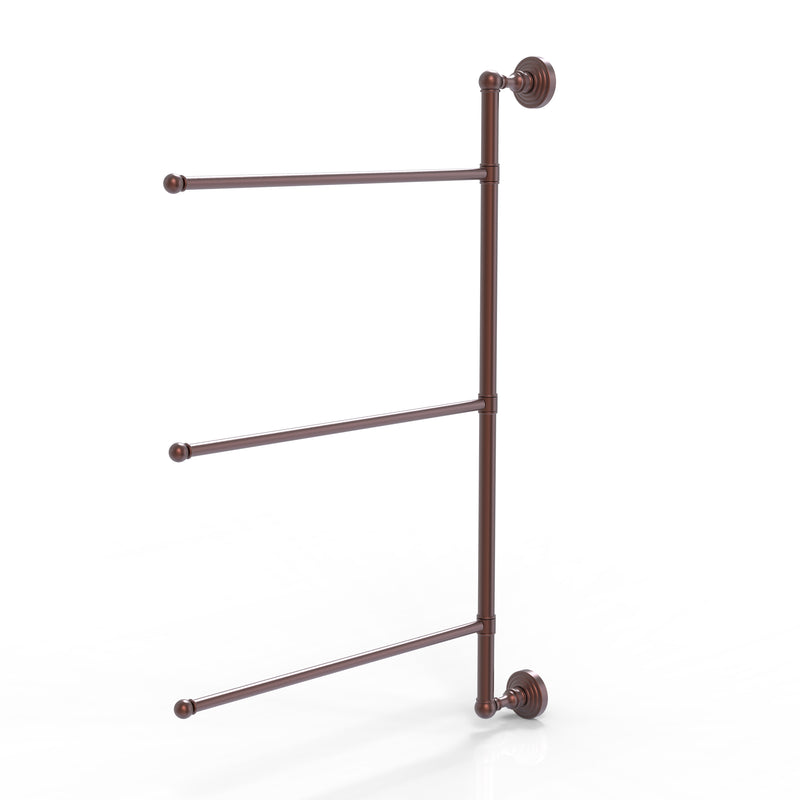Allied Brass Waverly Place Collection 3 Swing Arm Vertical 28 Inch Towel Bar WP-27-3-16-28-CA