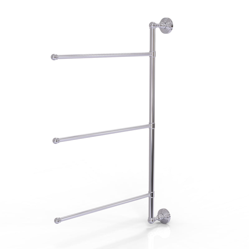 Allied Brass Waverly Place Collection 3 Swing Arm Vertical 28 Inch Towel Bar WP-27-3-16-28-PC