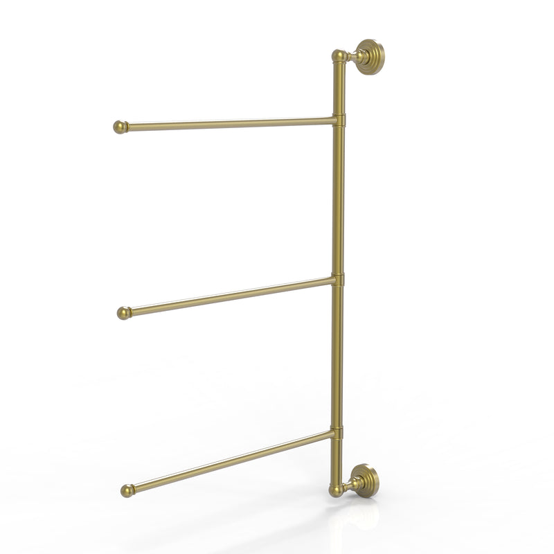 Allied Brass Waverly Place Collection 3 Swing Arm Vertical 28 Inch Towel Bar WP-27-3-16-28-SBR