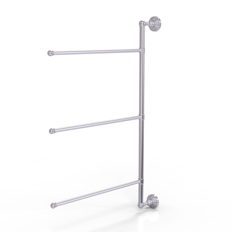 Allied Brass Waverly Place Collection 3 Swing Arm Vertical 28 Inch Towel Bar WP-27-3-16-28-SCH