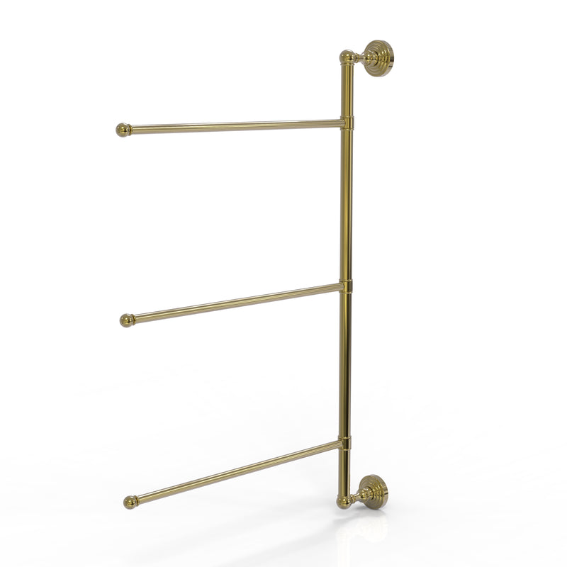 Allied Brass Waverly Place Collection 3 Swing Arm Vertical 28 Inch Towel Bar WP-27-3-16-28-UNL