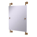 Allied Brass Waverly Place Collection Rectangular Frameless Rail Mounted Mirror WP-27-92-BBR
