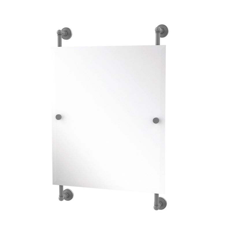 Allied Brass Waverly Place Collection Rectangular Frameless Rail Mounted Mirror WP-27-92-GYM