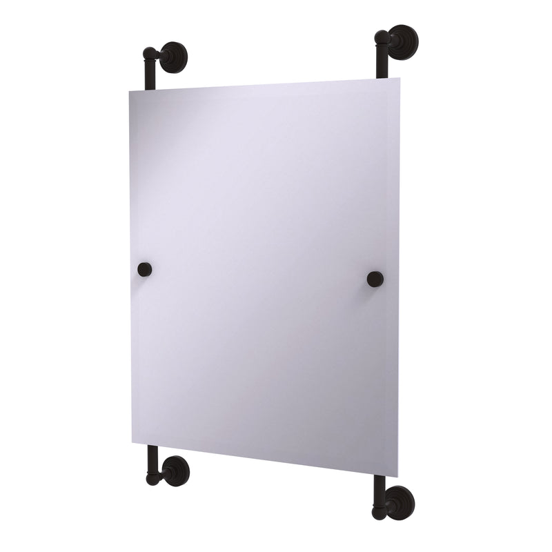 Allied Brass Waverly Place Collection Rectangular Frameless Rail Mounted Mirror WP-27-92-ORB