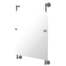 Allied Brass Waverly Place Collection Arched Top Frameless Rail Mounted Mirror WP-27-94-GYM