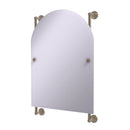 Allied Brass Waverly Place Collection Arched Top Frameless Rail Mounted Mirror WP-27-94-PEW