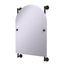 Allied Brass Waverly Place Collection Arched Top Frameless Rail Mounted Mirror WP-27-94-VB
