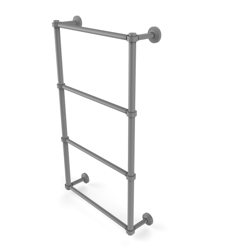 Allied Brass Waverly Place Collection 4 Tier 24 Inch Ladder Towel Bar WP-28-24-GYM