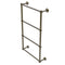 Allied Brass Waverly Place Collection 4 Tier 24 Inch Ladder Towel Bar with Dotted Detail WP-28D-24-ABR