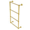 Allied Brass Waverly Place Collection 4 Tier 24 Inch Ladder Towel Bar with Dotted Detail WP-28D-24-PB