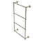 Allied Brass Waverly Place Collection 4 Tier 24 Inch Ladder Towel Bar with Dotted Detail WP-28D-24-PNI