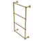 Allied Brass Waverly Place Collection 4 Tier 24 Inch Ladder Towel Bar with Dotted Detail WP-28D-24-UNL