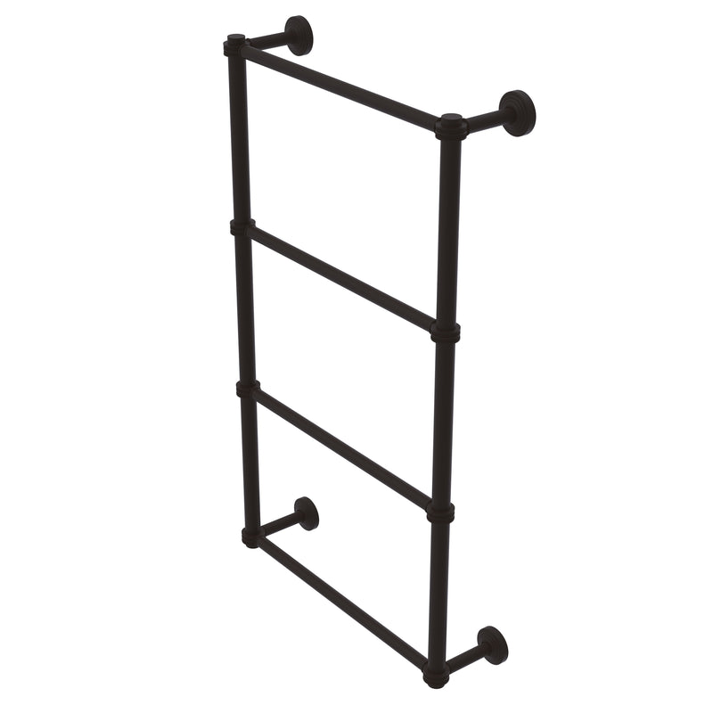 Allied Brass Waverly Place Collection 4 Tier 30 Inch Ladder Towel Bar with Dotted Detail WP-28D-30-ORB