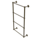 Allied Brass Waverly Place Collection 4 Tier 24 Inch Ladder Towel Bar with Groovy Detail WP-28G-24-ABR
