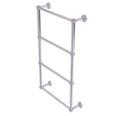 Allied Brass Waverly Place Collection 4 Tier 24 Inch Ladder Towel Bar with Groovy Detail WP-28G-24-PC