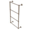 Allied Brass Waverly Place Collection 4 Tier 24 Inch Ladder Towel Bar with Groovy Detail WP-28G-24-PEW