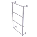 Allied Brass Waverly Place Collection 4 Tier 24 Inch Ladder Towel Bar with Groovy Detail WP-28G-24-SCH