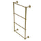Allied Brass Waverly Place Collection 4 Tier 24 Inch Ladder Towel Bar with Groovy Detail WP-28G-24-UNL