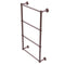 Allied Brass Waverly Place Collection 4 Tier 30 Inch Ladder Towel Bar with Groovy Detail WP-28G-30-CA