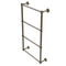 Allied Brass Waverly Place Collection 4 Tier 30 Inch Ladder Towel Bar with Groovy Detail WP-28G-36-ABR
