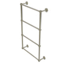 Allied Brass Waverly Place Collection 4 Tier 30 Inch Ladder Towel Bar with Groovy Detail WP-28G-36-PNI