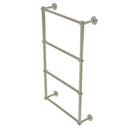 Allied Brass Waverly Place Collection 4 Tier 24 Inch Ladder Towel Bar with Twisted Detail WP-28T-24-PNI