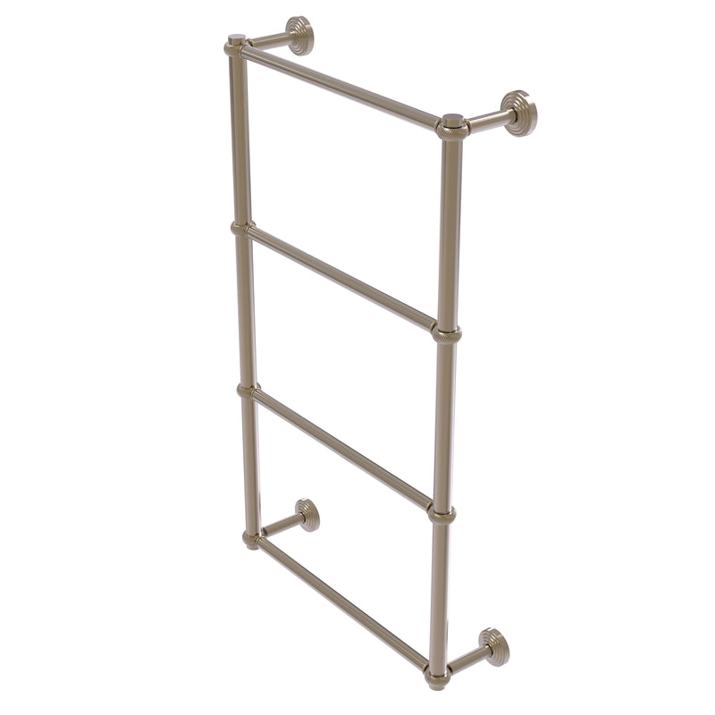 Allied Brass Waverly Place Collection 4 Tier 30 Inch Ladder Towel Bar with Twisted Detail WP-28T-30-PEW