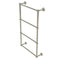 Allied Brass Waverly Place Collection 4 Tier 30 Inch Ladder Towel Bar with Twisted Detail WP-28T-30-PNI
