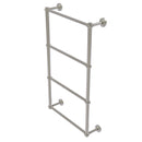 Allied Brass Waverly Place Collection 4 Tier 30 Inch Ladder Towel Bar with Twisted Detail WP-28T-30-SN