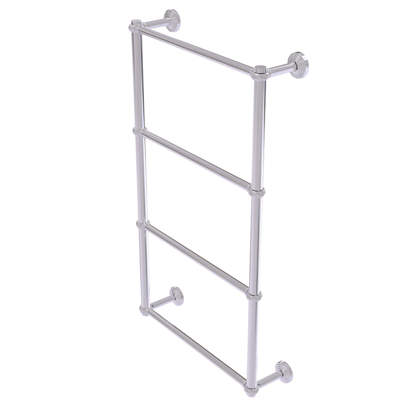 Allied Brass Waverly Place Collection 4 Tier 36 Inch Ladder Towel Bar with Twisted Detail WP-28T-36-PC