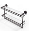 Allied Brass 22 Inch Gallery Double Glass Shelf with Towel Bar WP-2TB-22-GAL-VB