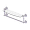Allied Brass Waverly Place Collection 18 Inch Glass Vanity Shelf with Integrated Towel Bar WP-33TB-18-PC